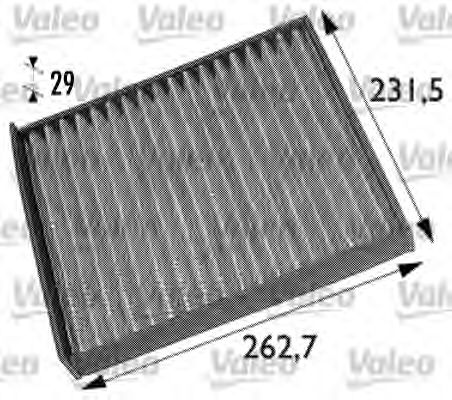 698708 VALEO Heating / Ventilation Filter, interior air