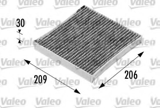 698715 VALEO Heating / Ventilation Filter, interior air