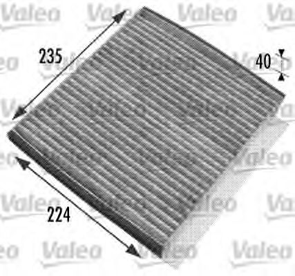 698778 VALEO Filter, interior air
