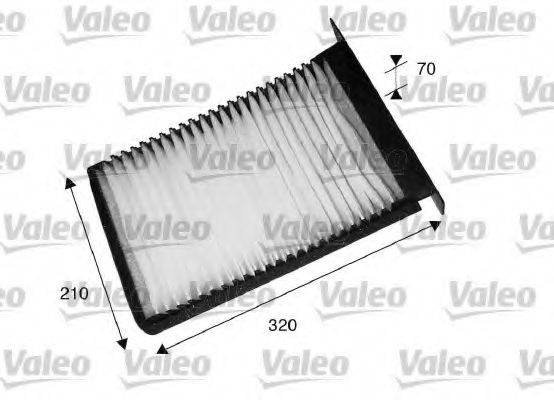 698799 VALEO Heating / Ventilation Filter, interior air