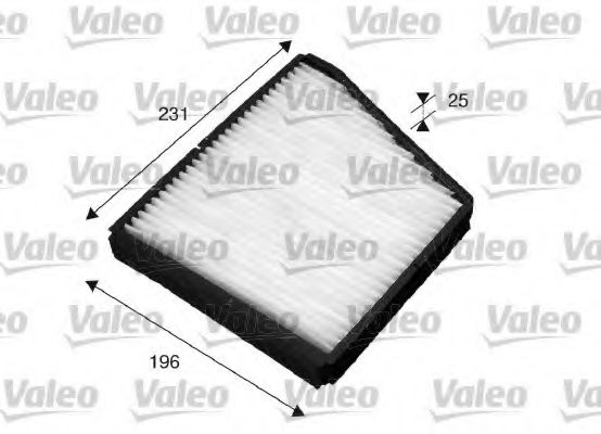 698860 VALEO Heating / Ventilation Filter, interior air