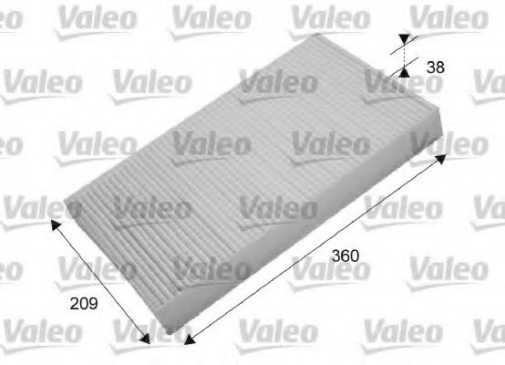 698871 VALEO Heating / Ventilation Filter, interior air