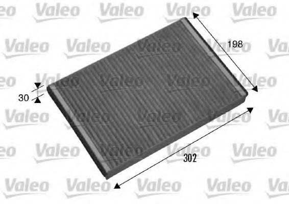 698875 VALEO Heating / Ventilation Filter, interior air