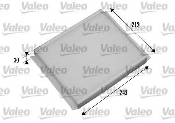 698876 VALEO Heating / Ventilation Filter, interior air