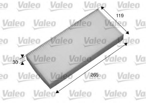 698878 VALEO Heating / Ventilation Filter, interior air