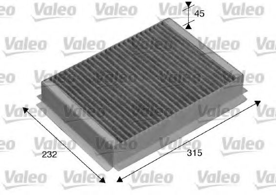 715505 VALEO Heating / Ventilation Filter, interior air