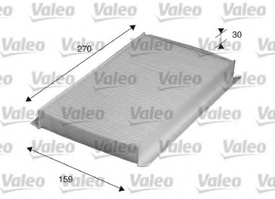 715518 VALEO Heating / Ventilation Filter, interior air