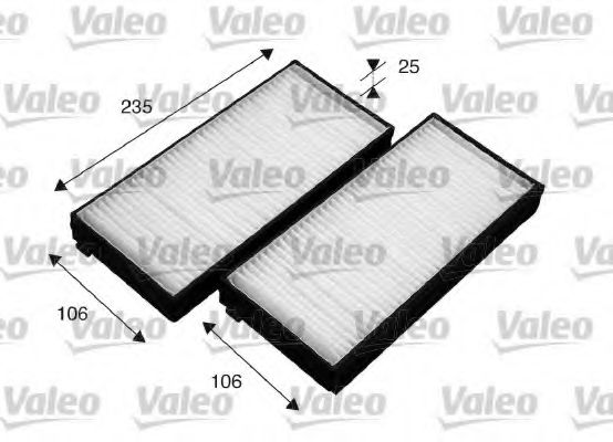 715523 VALEO Heating / Ventilation Filter, interior air