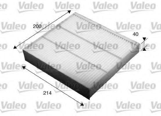 715532 VALEO Heating / Ventilation Filter, interior air
