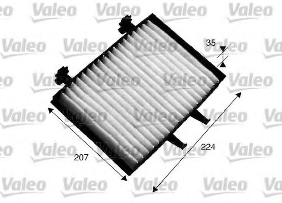 715547 VALEO Heating / Ventilation Filter, interior air