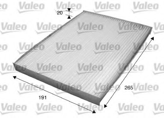 715559 VALEO Heating / Ventilation Filter, interior air