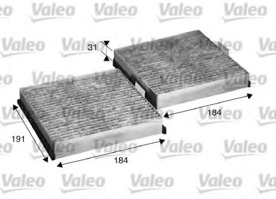 715568 VALEO Heating / Ventilation Filter, interior air