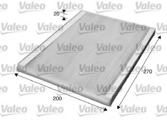 715609 VALEO Heating / Ventilation Filter, interior air