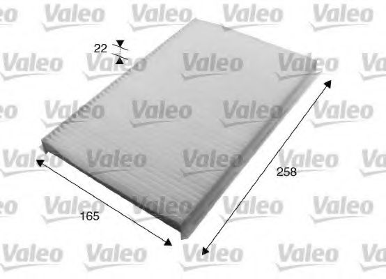 715615 VALEO Heating / Ventilation Filter, interior air