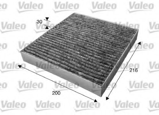 715623 VALEO Heating / Ventilation Filter, interior air