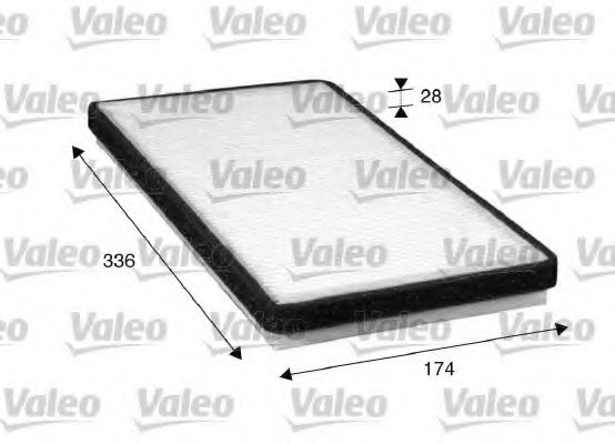 716016 VALEO Heating / Ventilation Filter, interior air