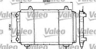 730004 VALEO Radiator, engine cooling