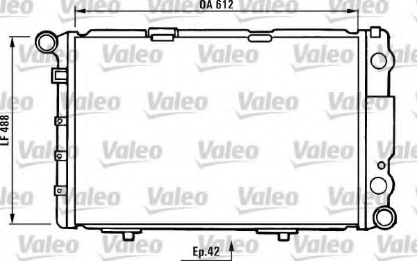 730233 VALEO Radiator, engine cooling