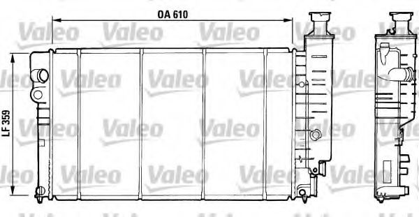 730506 VALEO Cooling System Radiator, engine cooling
