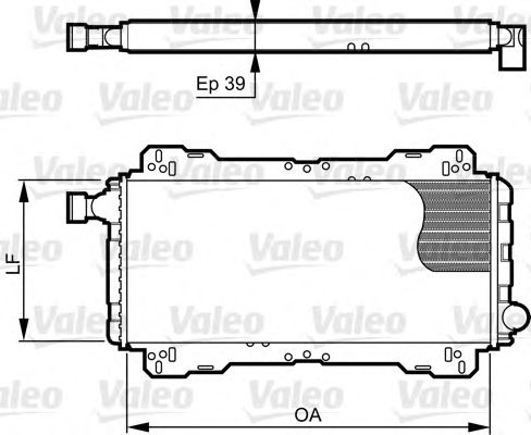 730842 VALEO Cooling System Radiator, engine cooling