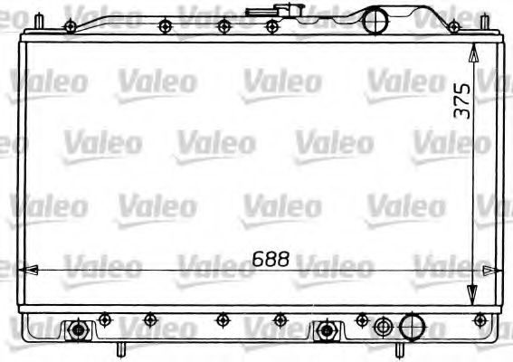 731054 VALEO Radiator, engine cooling