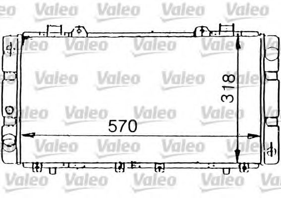 731199 VALEO Радиатор, охлаждение двигателя