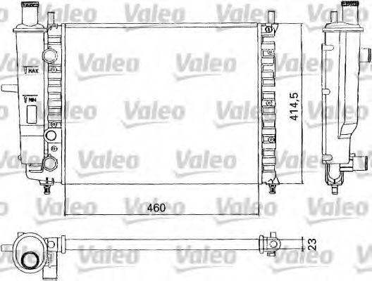 731304 VALEO Cooling System Radiator, engine cooling
