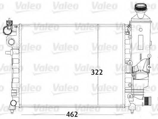 731498 VALEO Radiator, engine cooling