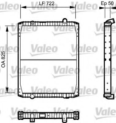 732330 VALEO Radiator, engine cooling