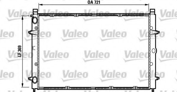 732397 VALEO Radiator, engine cooling