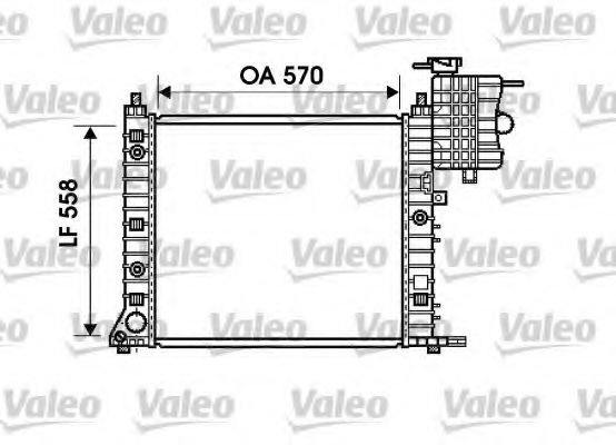 732471 VALEO Radiator, engine cooling