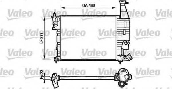 732564 VALEO Radiator, engine cooling