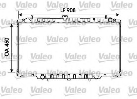 734153 VALEO Cooling System Radiator, engine cooling