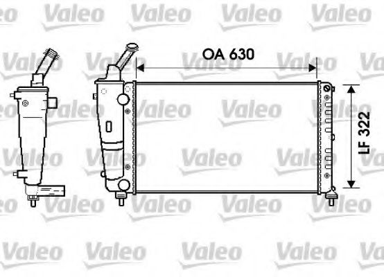 734238 VALEO Cooling System Radiator, engine cooling