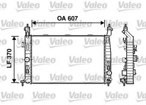 734385 VALEO Cooling System Radiator, engine cooling