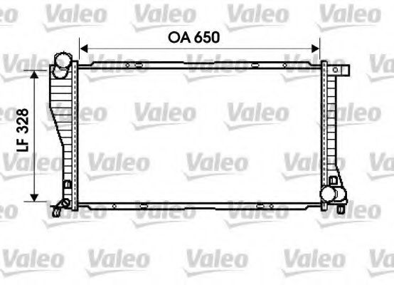 734394 VALEO Cooling System Radiator, engine cooling