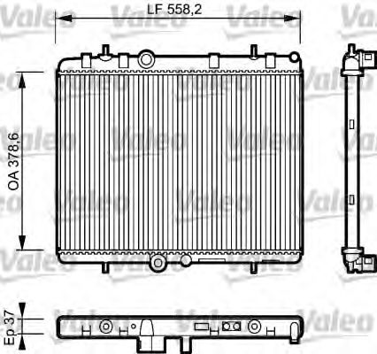 734463 VALEO Cooling System Radiator, engine cooling