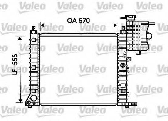 734674 VALEO Cooling System Radiator, engine cooling