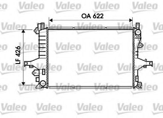 734719 VALEO Radiator, engine cooling