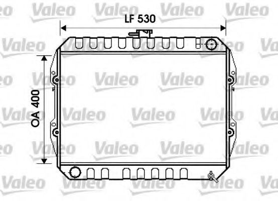 734846 VALEO Cooling System Radiator, engine cooling
