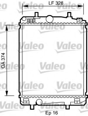 735070 VALEO Gasket Set, cylinder head