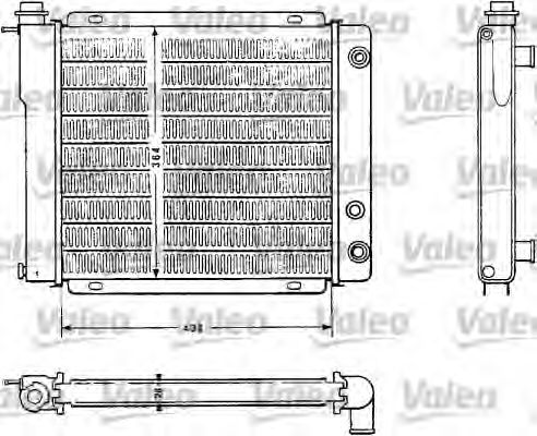 810882 VALEO Radiator, engine cooling