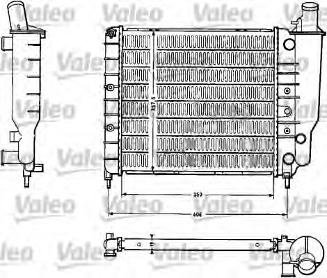 810887 VALEO Radiator, engine cooling