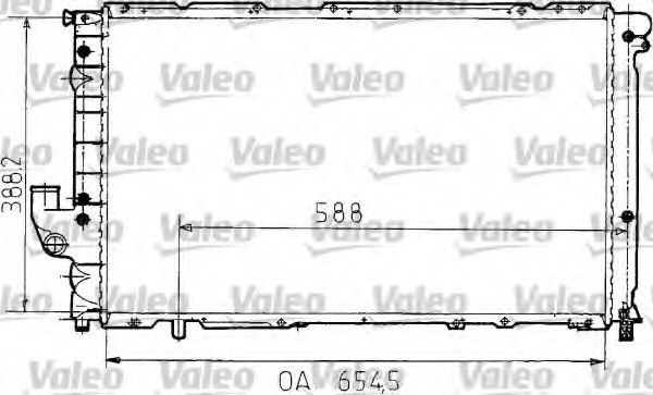 810963 VALEO Radiator, engine cooling