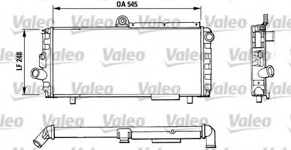811010 VALEO Radiator, engine cooling