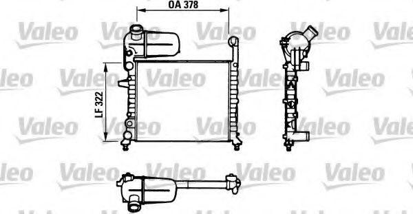 811069 VALEO Radiator, engine cooling