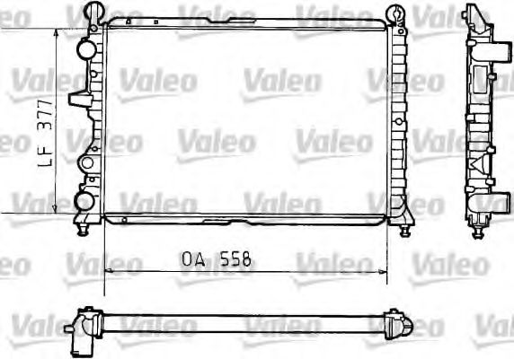 811073 VALEO Radiator, engine cooling
