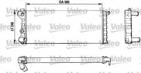 811392 VALEO Radiator, engine cooling
