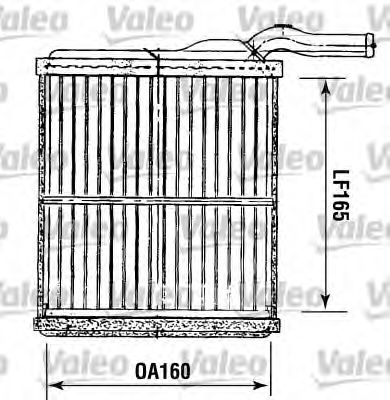 812077 VALEO Heat Exchanger, interior heating