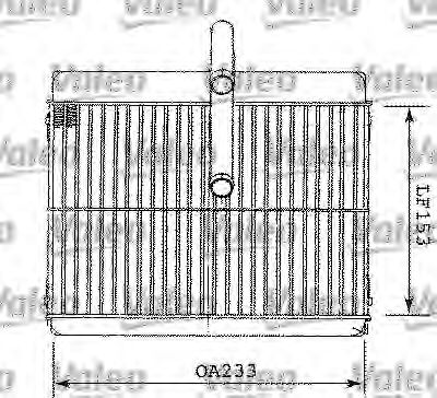 812078 VALEO Heat Exchanger, interior heating